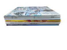 Ten The Beatles and John Lennon LP record albums, all more recent pressings, some remasters and