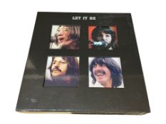 The Beatles - Let It Be, LP record album box set, comprising five LPs and hardback book, contained