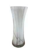 Carlo Nason (1935-2026), a Murano waisted glass vase with trailed decoration, 33cm
