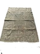 A North West Persian pale green ground prayer rug, 167 x 115cm