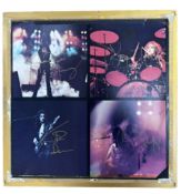 Freddie Mercury interest; a fully signed partial inner sleeve from the Queen LP record album ‘A