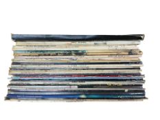 Thirty-six LP record albums, including an early issue of The Beatles - Let It Be box set (not red
