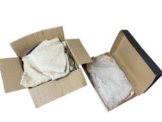 A quantity of costume, including Lady Lloyd’s High Sheriff court dress, her wedding dress, etc.