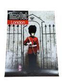 Banksy, a 2010 Time Out print of ‘London’, 68 x 51cm, with the original card shipping tube