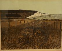 Robert Tavener (1920-2004), ‘The Seven Sisters, Beachy Head, Sussex’, signed in pencil to the