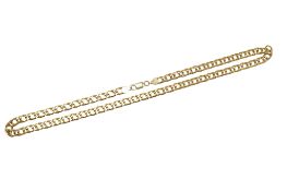 A 375 double curb link chain, 46cm, 20 grams.