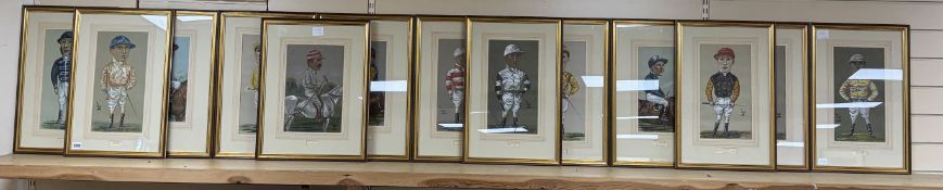 'Nap' (British, Late 19th / Early 20th century Sporting artist)A set of twelve caricatures (eleven