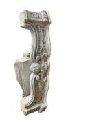 A Louis XVI style composition fireplace surround, width 136cm, depth 27cm, height 105cm