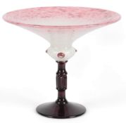 Charles Schneider (French, 1881-1953): An Art Deco Le Verre Français glass comport