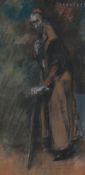 Everett L. Shinn, (American, 1876-1953), 'Sir Henry Irving as Shilock'