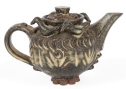 § Ian Godfrey (1942–1992): A studio stoneware small teapot