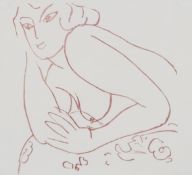 After Henri Matisse, (French, 1869-1954), Nude Leaning Forward