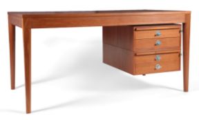 Finn Juhl (Danish, 1912-1989) for France & Son: A 'Diplomat' teak writing desk