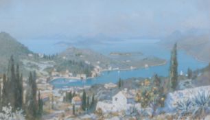 Johann Seits, (Austrian, 1867-1944), 'Gruž Harbour, Dubrovnik'