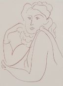 After Henri Matisse, (French, 1869-1954), Portrait of a Young Woman