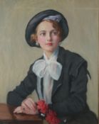 Maud Hall Neale, (c.1870-1950), A portrait of Peggy Sachs (nee Goddard)