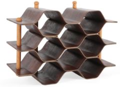 Torsten Johansson (Swedish, 1917-1996) for AB Formtra: A 'Vinstativ' wine rack