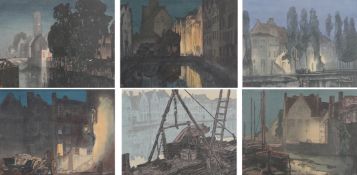 Sir Frank Brangwyn RA RWS RBA (1867-1956) and Yoshijiro 'Mokuchu' Urushibara (Japanese, 1888-1953) T