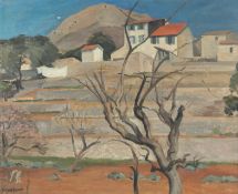 Jean Hippolyte Marchand, (French, 1883-1940), ‘Paysage environs Vence’