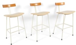 Frank Guille (1927-2018) for Kandya: Three 'Program' bar stools