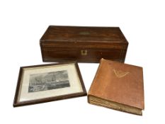 ° ° T.E Lawrence “Seven Pillars of Wisdom” (first trade edition), a Regency rosewood writing slope
