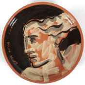 § § Patrick Bocca Rossa (German/French, b. 1954) for Vallauris: A footed bowl, the shallow dished