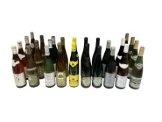 Twenty-six bottles of mixed German and Alsace white wine, 1977–1995, including Grans-Fassian, Pierre