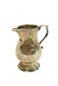 An early George II silver sparrow beak cream jug, George Greenhill Jones, London, 1732, 80mm, 93