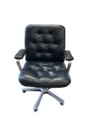 An Eames style swivel desk chair, width 64cm, depth 55cm, height 89cm