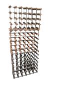 Three wine racks, largest width 63cm, depth 23cm, height 64cm