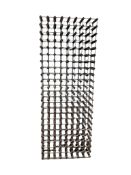 A wine rack for 176 bottles, width 81cm, depth 23cm, height 217cm