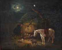 Manner of Thomas Barker (1767-1847), 'The Miser', oil on canvas, 48 x 58cm