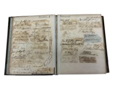 Autograph Album. Late 19th century. Large collection of mainly political autographs including John