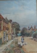 Francis Browne Tighe (British, 19th/20th century), 'A Sultry Day, Winchelsea', signed lower right,