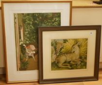 After Billie Waters (1896-1979), ‘The Little Fawn’, printed in England, together with Valerie