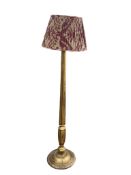 A giltwood standard lamp, height approx. 190cm