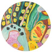 § § Gillian Ayres CBE RA ((1930-2018))'Juno and the Paycock'1992,etching with carborundum printed in