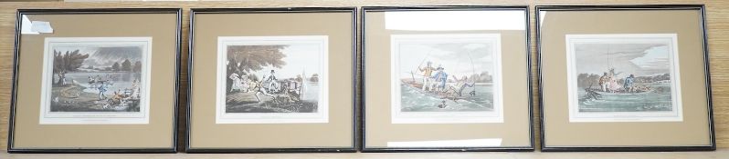 Thomas McClean (1788-1875), ‘A Sharp Bite’, ‘Digging for Bait’ and two others, a set of four 19th
