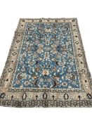 A Bottehmir blue ground carpet, 200 x 135cm