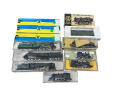 Twelve boxed or partially boxed N gauge railway locomotives by Grafar, Gem Models, etc.,