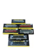 Seven boxed Graham Farish N gauge railway rolling stock, including; two BR class 42 diesel