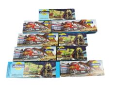 Nine boxed Athearn Trains HO gauge railway Union Pacific diesel locomotives, comprising six
