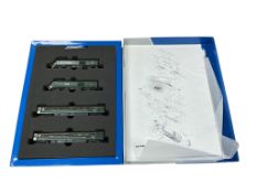 A boxed Dapol N gauge train pack, comprising a GWR class 43 HST locomotive, unpowered driving car,