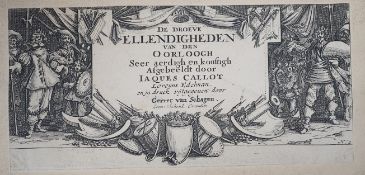 ° ° Callot, Jacques - De Droeve Ellendigheden van den Oorloogh seer aerdigh en konstigh afgebeeldt