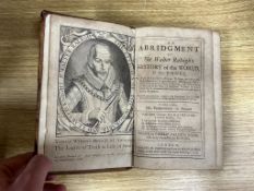 ° ° Raleigh, Walter, Sir, (1552?-1618) - An Abridgment of Sir Walter Raleigh's History of the World,