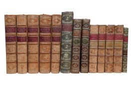 History. Macaulay, Prescott and others. A collection of historical works in decorative leather