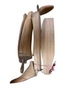A pair of Huntley & Son beech military boot trees