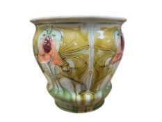A Minton Successionist jardinere, diameter 22cm.