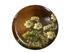 A Howell & James Anemone Japonica charger, stamped to base, approximately 40cm diameter.