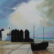 Robin Alexander Elliott (b.1936), ‘Composition of Net Houses’, 2000, signed, further signed verso,